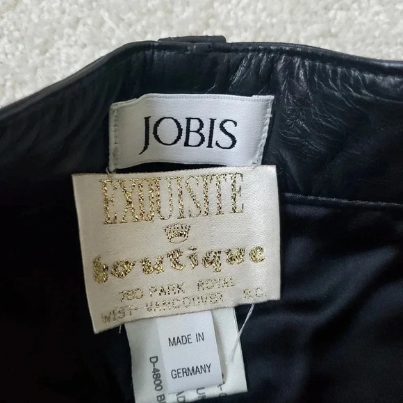 Ultimate 90's high waist leather straight leg pants - Picture 6 of 12